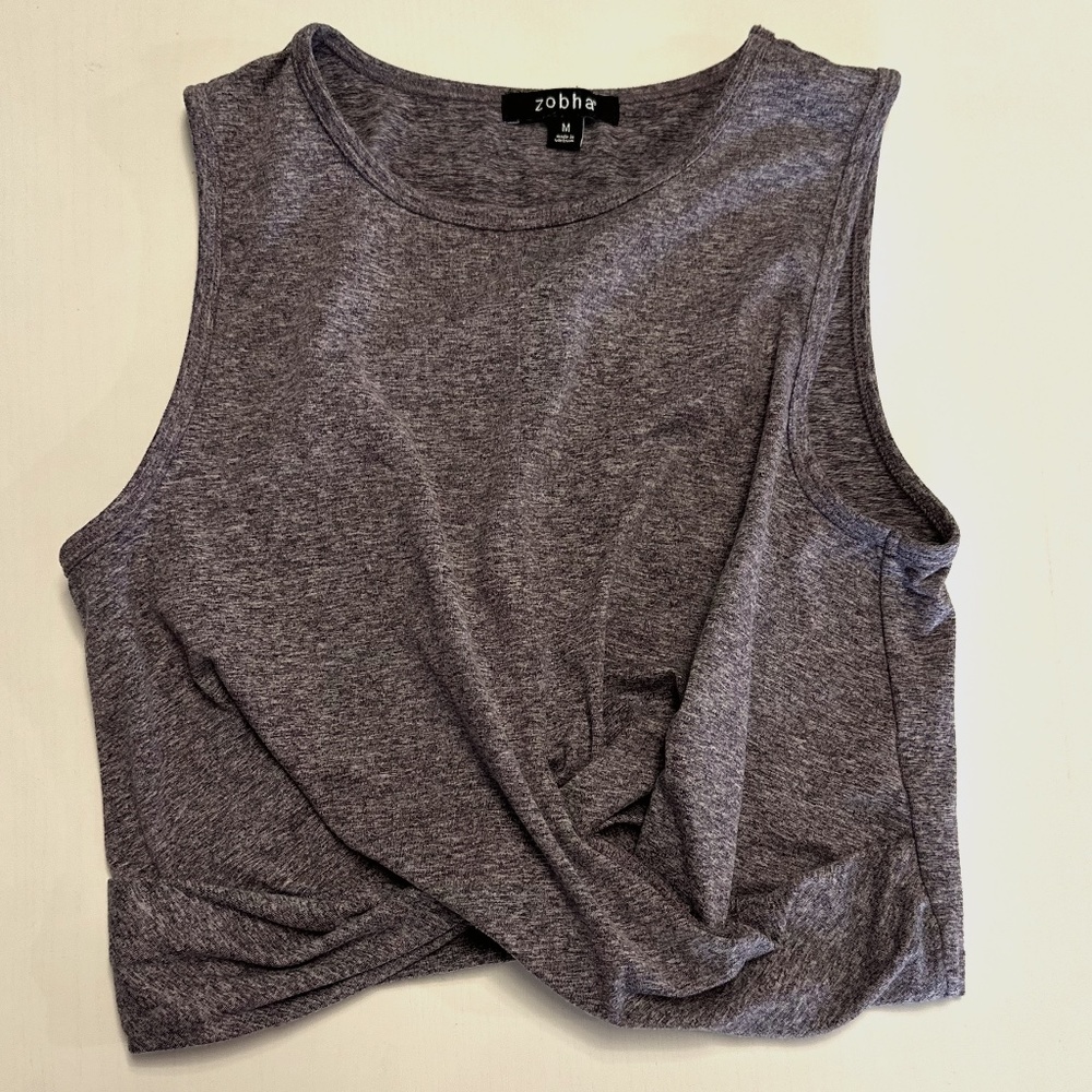 Zobha Crop Top - Purple